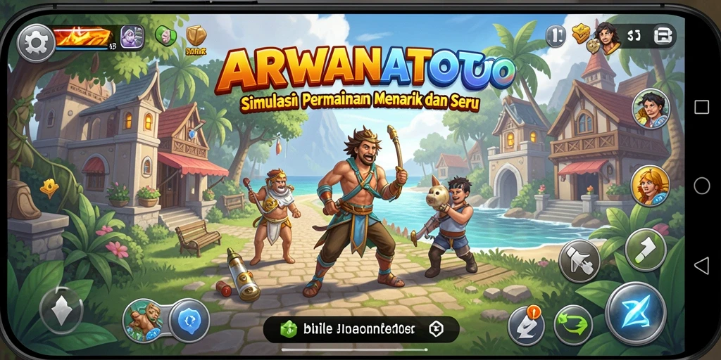 Screenshot ARWANATOTO menampilkan gameplay simulation yang memikat dan interaktif.