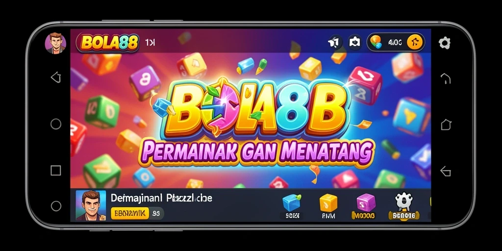 Tampilan gameplay yang menantang dalam BOLA88, sebuah puzzle seru.