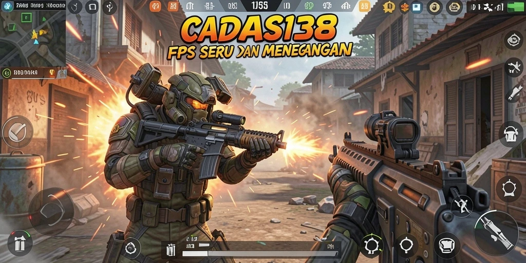 Tampilan gameplay CADAS138 yang mendebarkan dan penuh aksi.