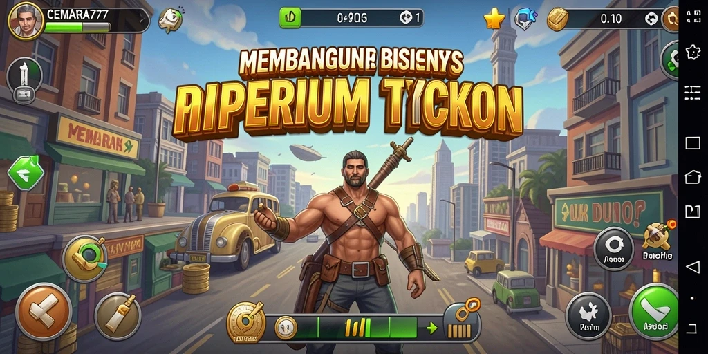 Screenshot CEMARA777 menampilkan momen seru gameplay Tycoon.