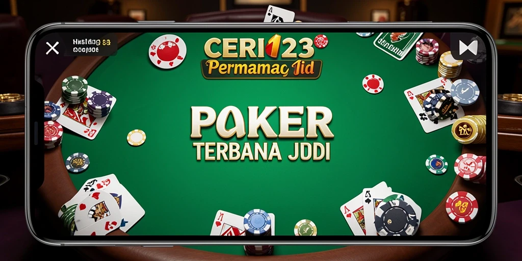 Tangkapan layar gameplay CERI123 menampilkan serunya permainan Poker.