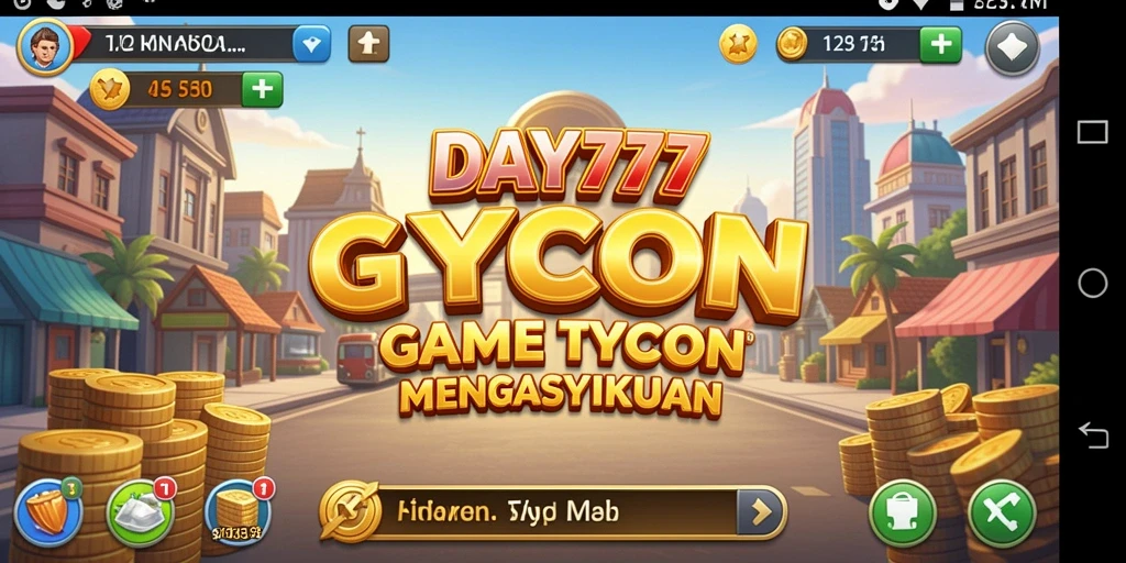 Tampilan gameplay yang menarik dari <strong>DAY777</strong> dengan elemen Tycoon.