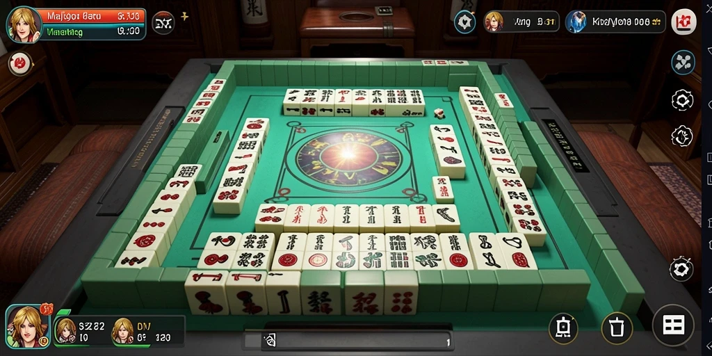 Tampilan gameplay Mahjong yang memikat di DY01.