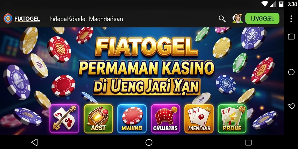 Tampilan menarik dari gameplay FIATOGEL yang menggugah selera.