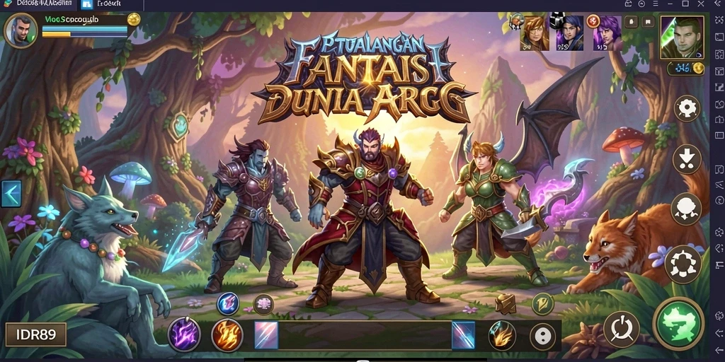 Tampilan gameplay ARPG yang menegangkan dan menawan.