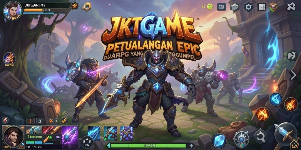 Screenshot gameplay JKTGAME yang menampilkan aksi mendebarkan.