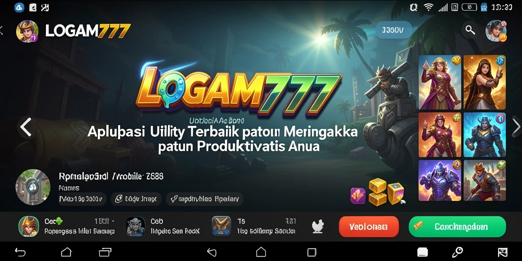 Tampilan antarmuka LOGAM777 yang intuitif untuk manajemen tugas.