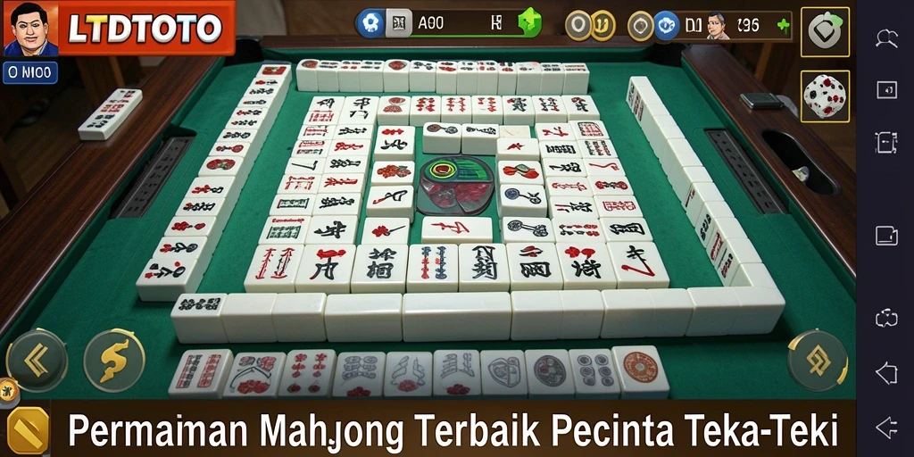 Screenshot LTDTOTO menampilkan gameplay Mahjong yang menawan dan interaktif.