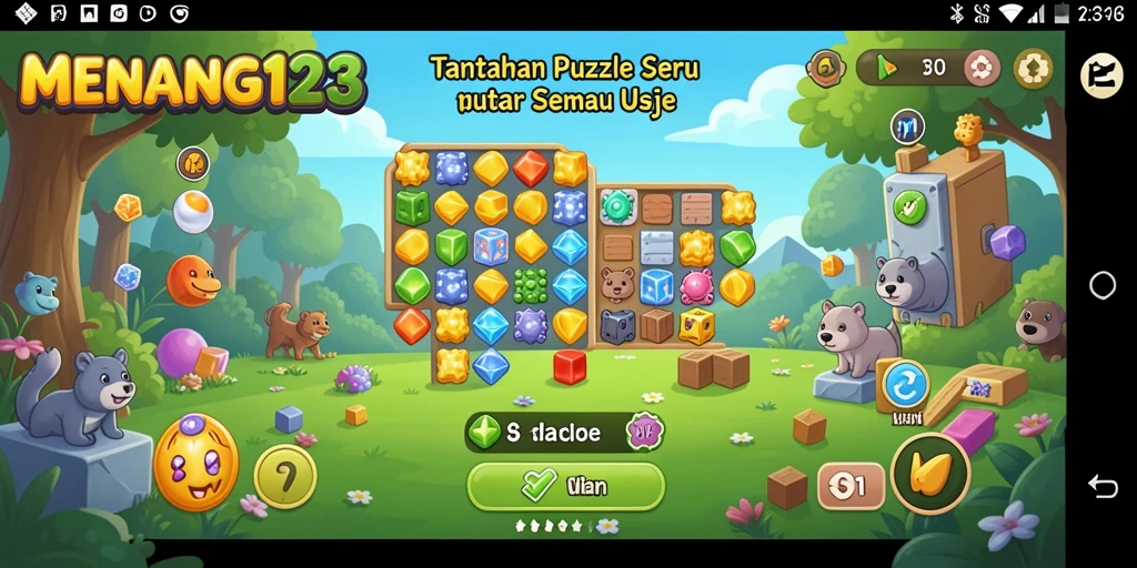 Tampilkan gameplay menantang dan penuh warna dari MENANG123.