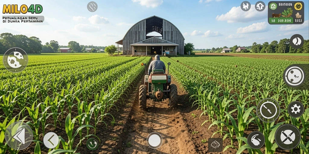 Gameplay menarik di ladang pertanian virtual MILO4D.