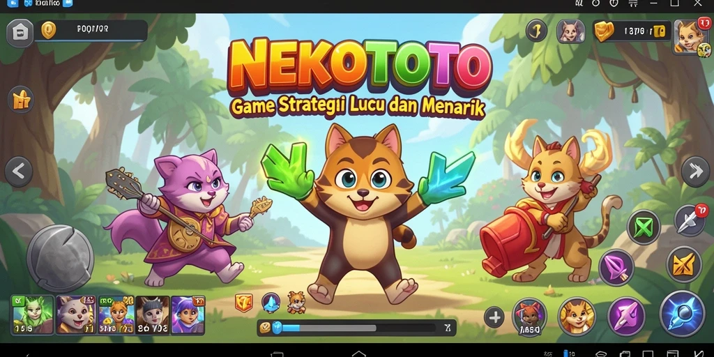 Gameplay seru dengan kucing lucu dan strategi mendalam.