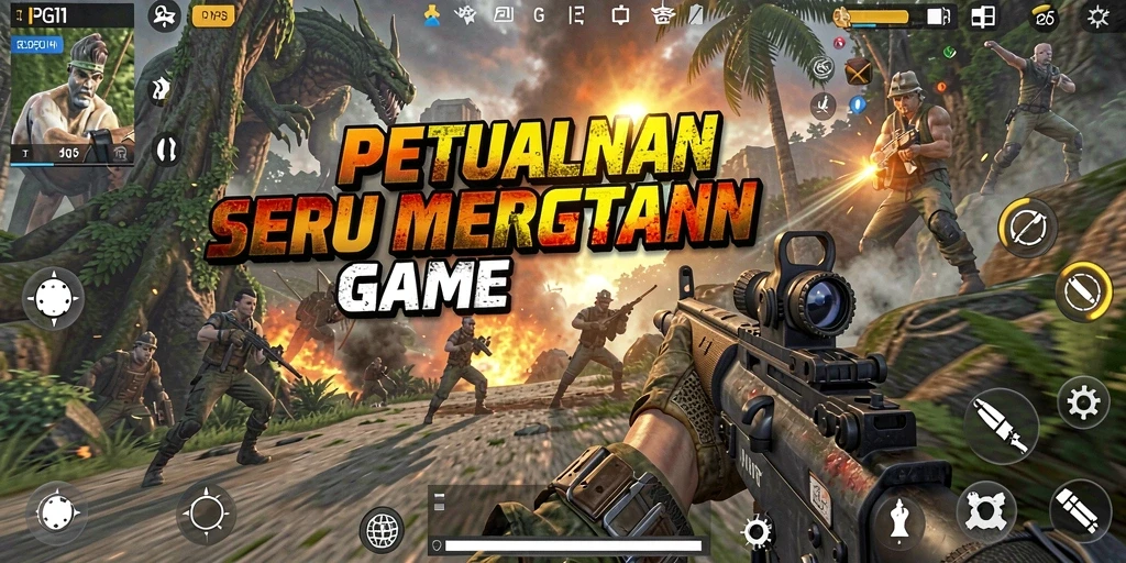 Tampilan gameplay PG11 yang menajubkan dan penuh aksi.