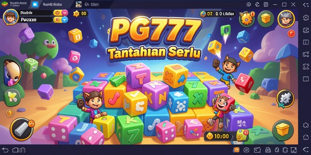 Screenshot gameplay PG777 menampilkan tantangan puzzle yang menarik.