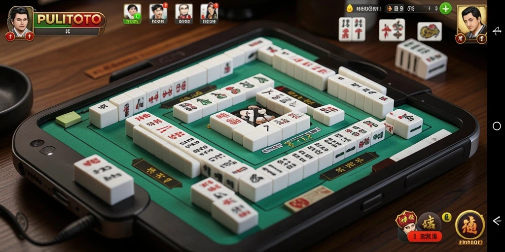 Screenshot utama PULITOTO menampilkan tampilan gameplay Mahjong yang menarik.