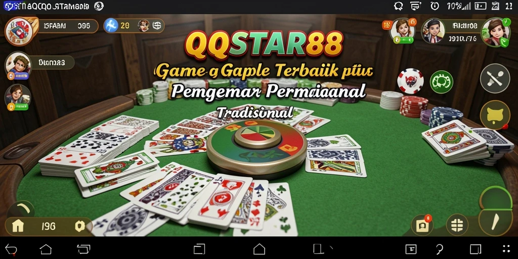 Screenshot gameplay Gaple yang menarik dan seru di QQSTAR88.