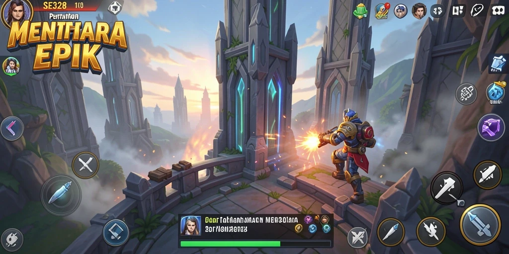 Gameplay SE328 yang seru dalam pertarungan Tower Defense.