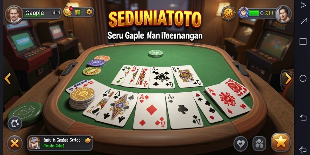 Tampilan gameplay SEDUNIATOTO yang seru dan interaktif.