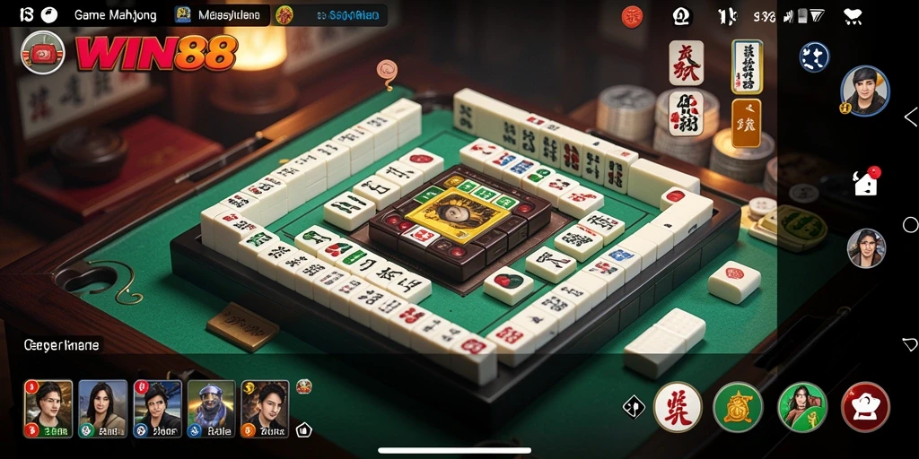 Tampilan gameplay WIN88 yang mengasyikkan dengan desain ubin menarik.