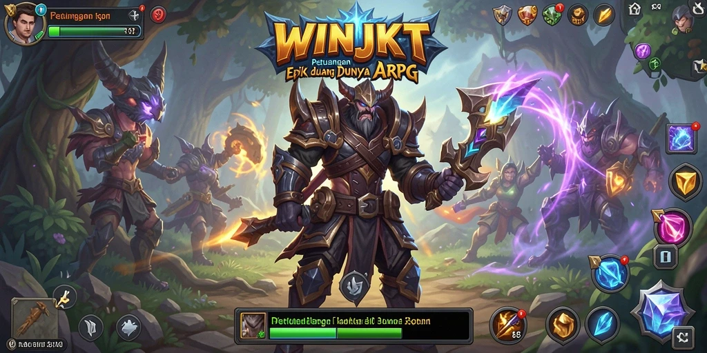 Tangkapan layar gameplay <strong>WINJKT</strong> yang menunjukkan aksi pertempuran mendebarkan.
